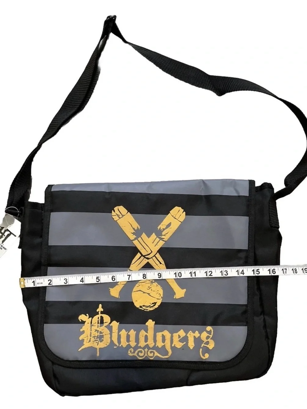 Harry Potter Hot Topic Messenger Bag Gryffindor Bludgers Quidditch New - NWD